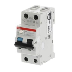 ABB DS 201 AC type, C characteristic RCBO 1P + N