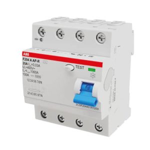 ABB F 200 AP-R (high immunity), A type RCCB (4P)